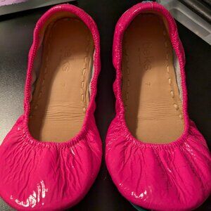 Tieks Pop Pink Neon Patent  Size 7